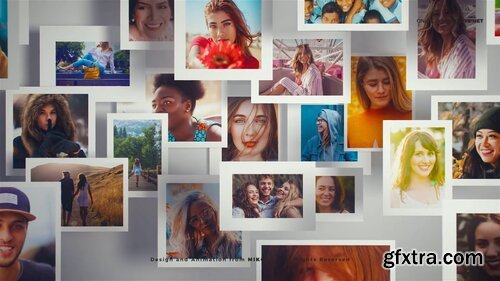 Videohive - Community - Multi Photo Frames Logo Opener - 23785697