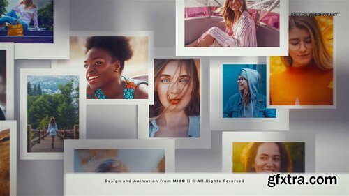 Videohive - Community - Multi Photo Frames Logo Opener - 23785697