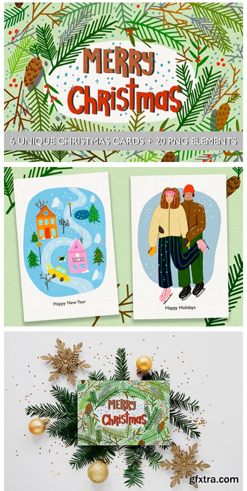 Christmas Cards//20 Elements 2227987