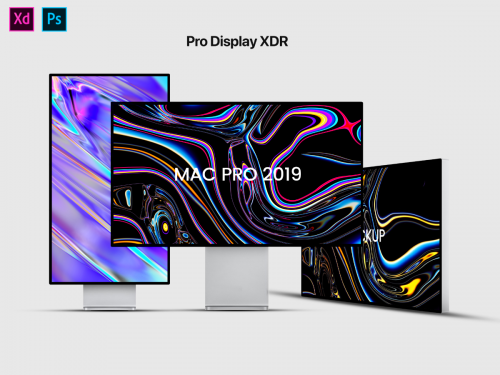 Mac Pro 2019 psd mockup | Pro Display XDR - free-mac-pro-2019-psd-mockup-pro-display-xdr-freebies