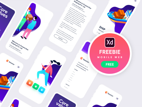 Lobster Showcase - freebie-lobster-showcase-for-ux-ui