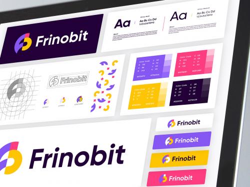 Frinobit Brand Identity || F b logo mark - frinobit-brand-identity-f-b-logo-mark