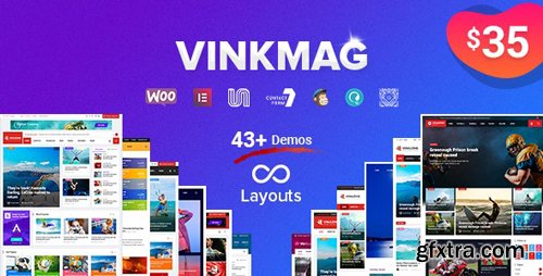 ThemeForest - Vinkmag v2.8 - Multi-concept News Magazine WordPress Theme - 23103152