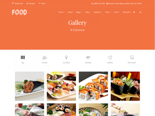 Gallery of Food Photos Page - Food WordPress Theme - gallery-of-food-photos-page-food-wordpress-theme