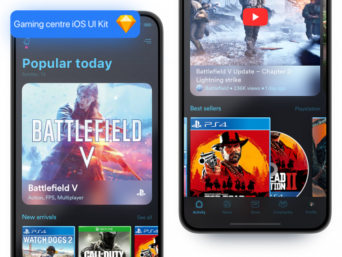 Game centre iOS UI Kit - game-centre-ios-ui-kit