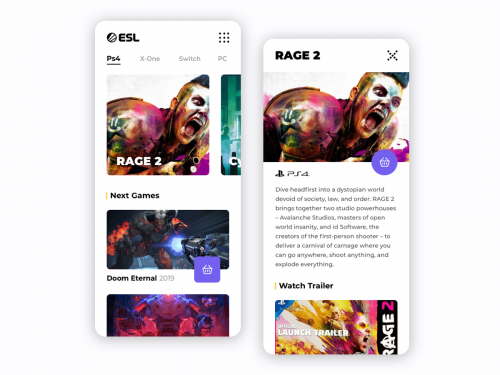 Games App Ui Design - games-app-ui-design