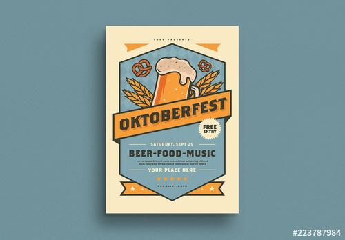 Oktoberfest Event Flyer Layout - 223787984 - 223787984