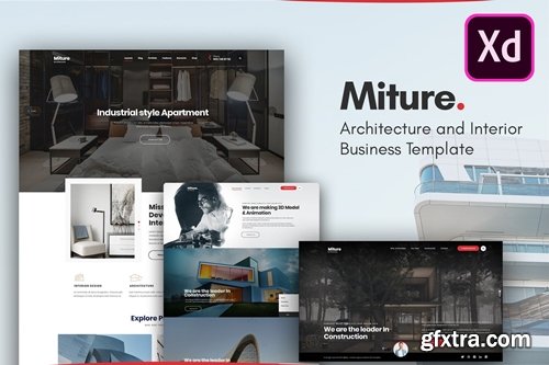 Miture - Architecture & Interior XD Template