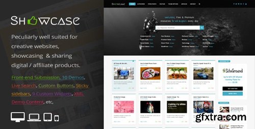 ThemeForest - Showcase v2.9 - Responsive WordPress Grid / Masonry Blog Theme - 14842187