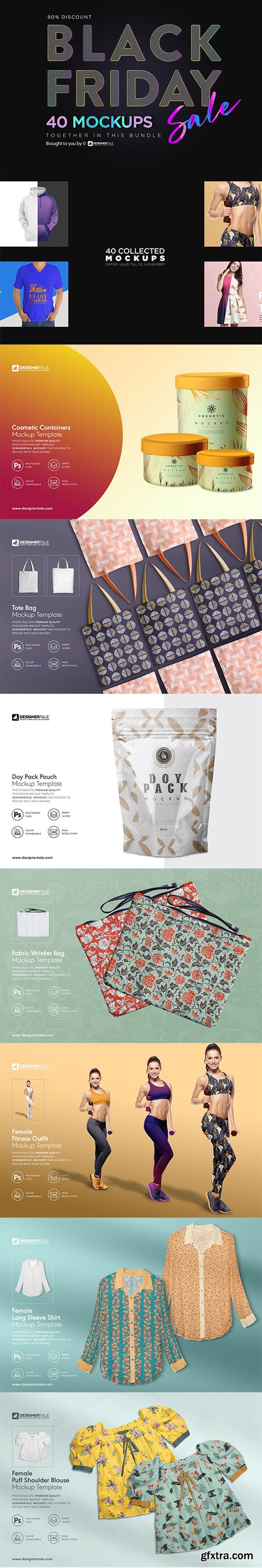 CreativeMarket - Black Friday Sale ~ Mockup Bundle 4323964