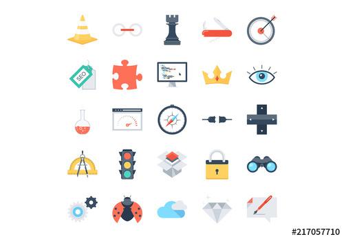 25 SEO and Web Icons - 217057710 - 217057710