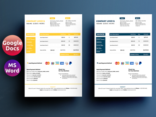 Google Docs Word Invoice Template - google-docs-word-invoice-template