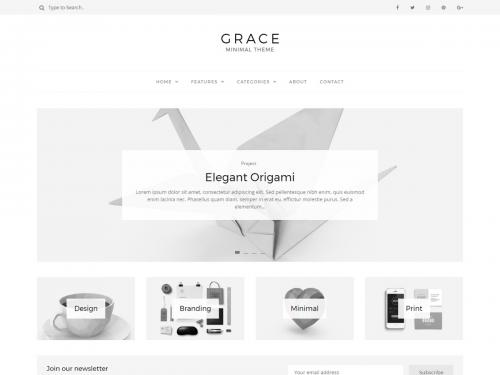 Grace Minimal WordPress Blog - grace-minimal-wordpress-blog-theme