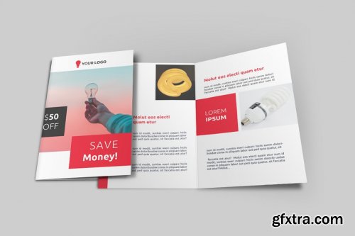 CreativeMarket - 50 Bi-Fold Brochures Bundle 4268003