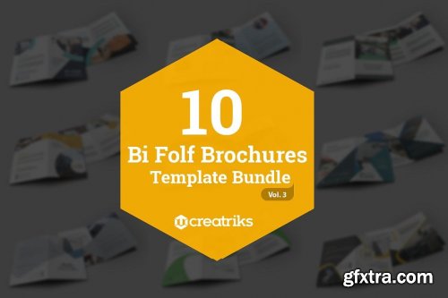 CreativeMarket - 50 Bi-Fold Brochures Bundle 4268003