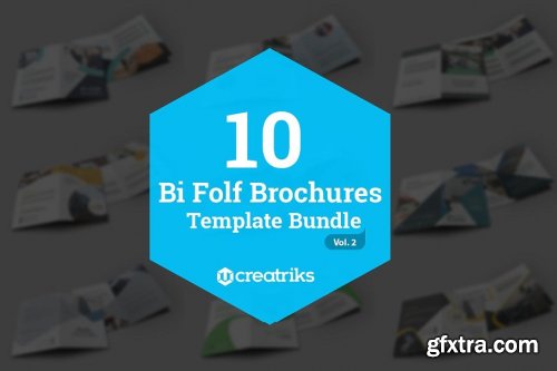 CreativeMarket - 50 Bi-Fold Brochures Bundle 4268003