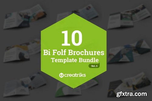 CreativeMarket - 50 Bi-Fold Brochures Bundle 4268003