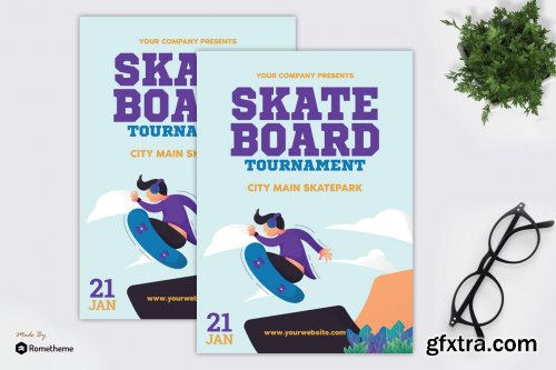 Skateboard Tournament - Flyer GR