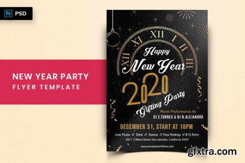 New Year Party Flyer 3