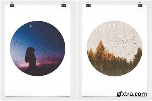 CreativeMarket - Geometric Overlay Effects 4359954