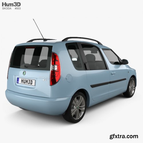 Skoda Roomster 2011 3D model