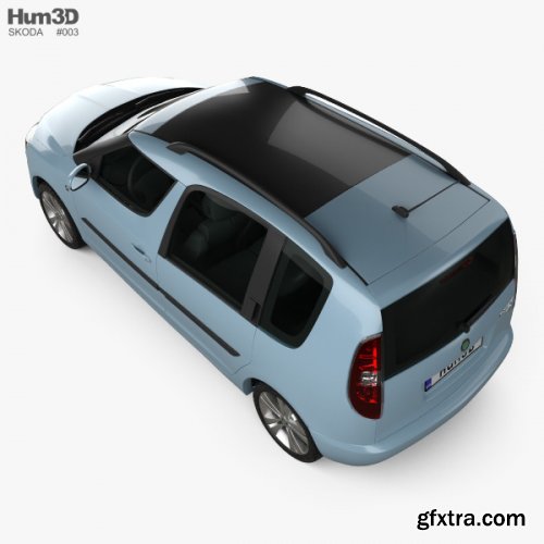 Skoda Roomster 2011 3D model