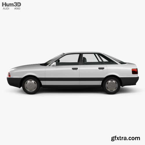 Audi 80 (B3) 1986 3D model