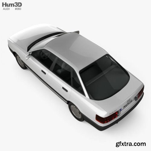 Audi 80 (B3) 1986 3D model