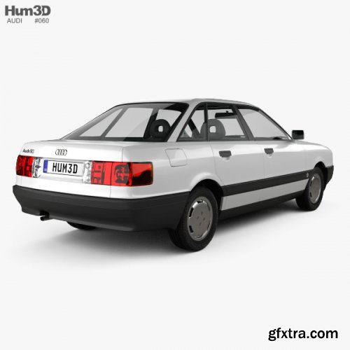 Audi 80 (B3) 1986 3D model