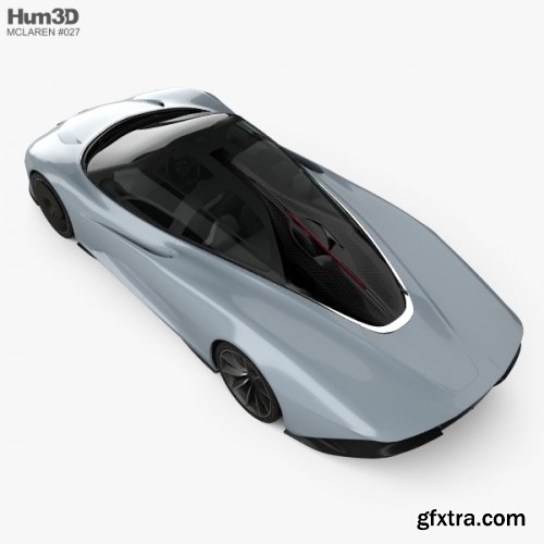 McLaren Speedtail 2019 3D model