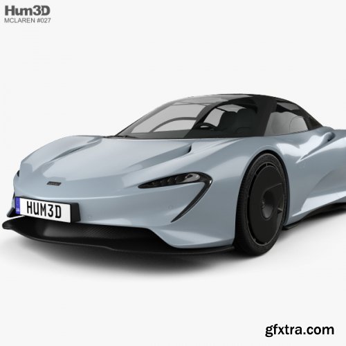 McLaren Speedtail 2019 3D model