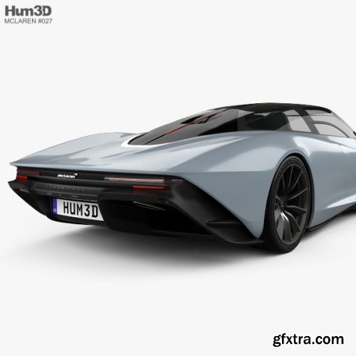 McLaren Speedtail 2019 3D model