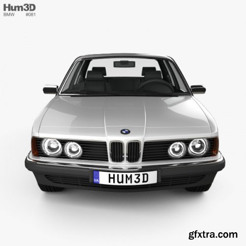 BMW 7 Series (E23) 1982 3D model