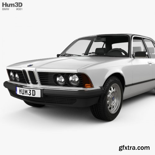 BMW 7 Series (E23) 1982 3D model