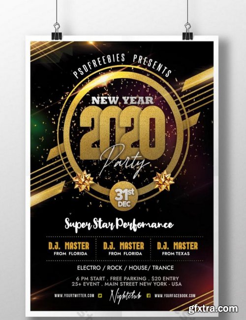 New Year 2020 Party Flyer