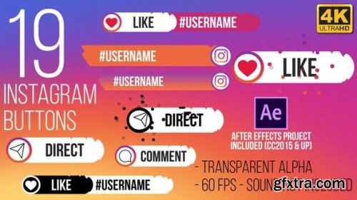 VideoHive Instagram Button Splat 4K 25199745