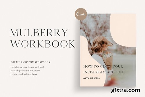 CreativeMarket - Mulberry Workbook CANVA 4360040