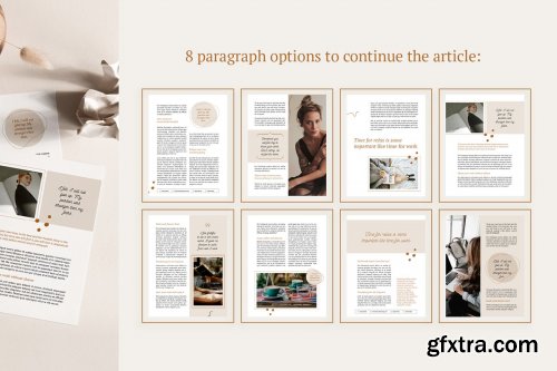 CreativeMarket - eBook template InDesign Kayla 4331657