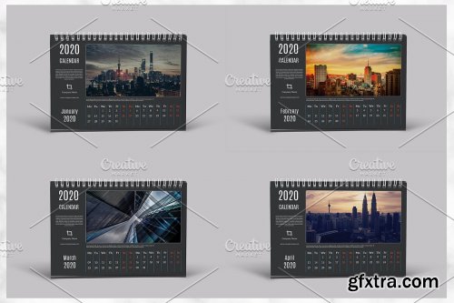 CreativeMarket - Desk Calendar 2020 V24 4363215