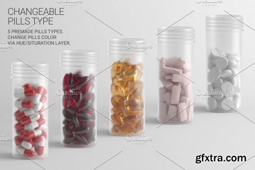 CreativeMarket - Pills SM Mock-Up #1 [V2.0] 4326218