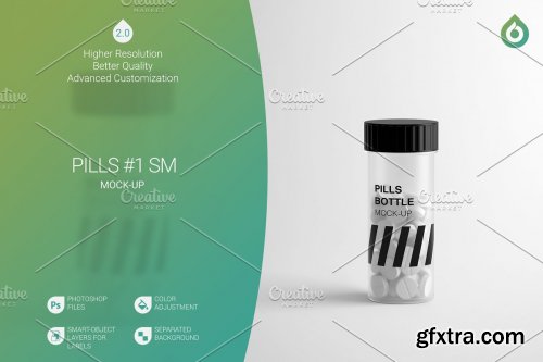 CreativeMarket - Pills SM Mock-Up #1 [V2.0] 4326218