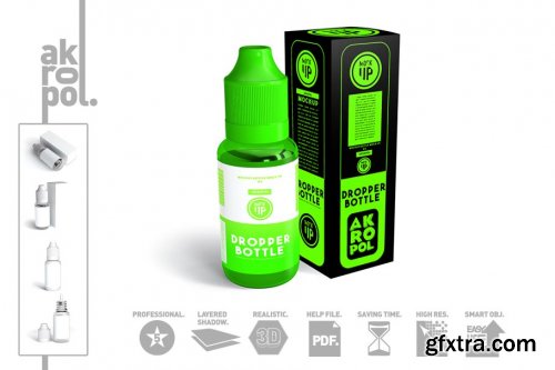 CreativeMarket - Dropper Bottle MockUp 4325726