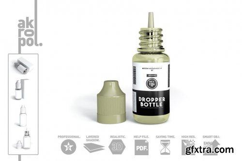 CreativeMarket - Dropper Bottle MockUp 4325726