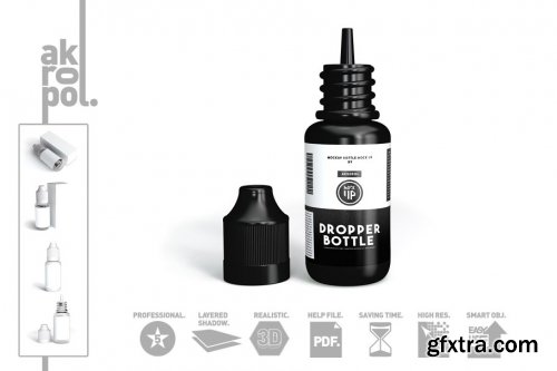 CreativeMarket - Dropper Bottle MockUp 4325726