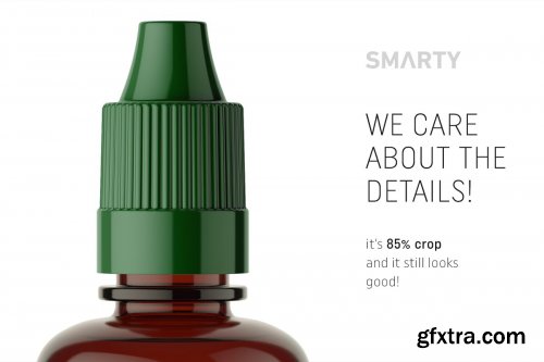 CreativeMarket - Amber dropper bottle mockup 4359962