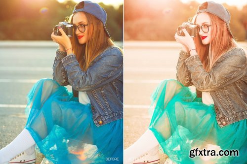 CreativeMarket - Golden Hour LR Mobile and ACR Preset 4170928