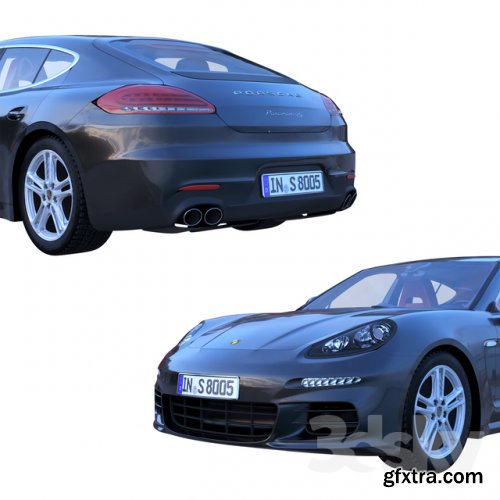 Porsche Panamera 4S 3d model