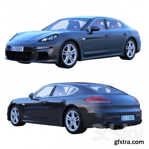 Porsche Panamera 4S 3d model