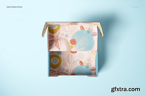 CreativeMarket - Front Tuck Mailer Box Mockup Set 02 4351655