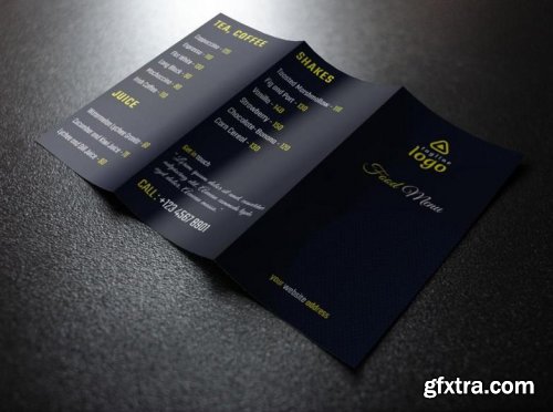 Business tri fold brochure template